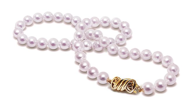 9mm x 9.5mm "A+ Quality" Japanese Akoya Cultured Pearl Necklace