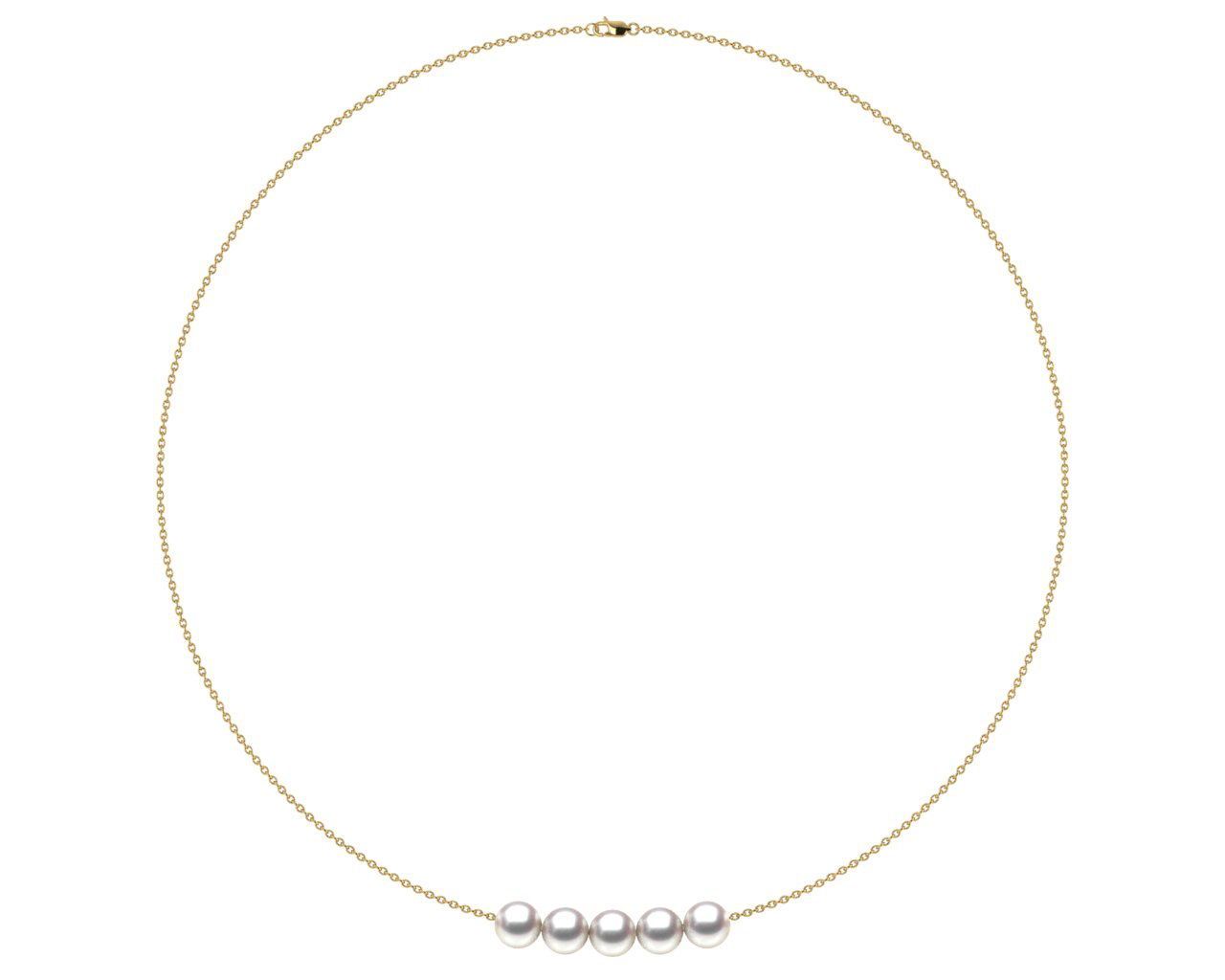 AAA Quality Add Pearl Necklaces With 5 Pearls
