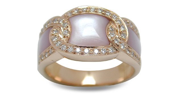 SOLD - Amata a Mother of Pearl Ring