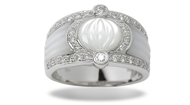 SOLD - Atalanta a Mother of Pearl Ring
