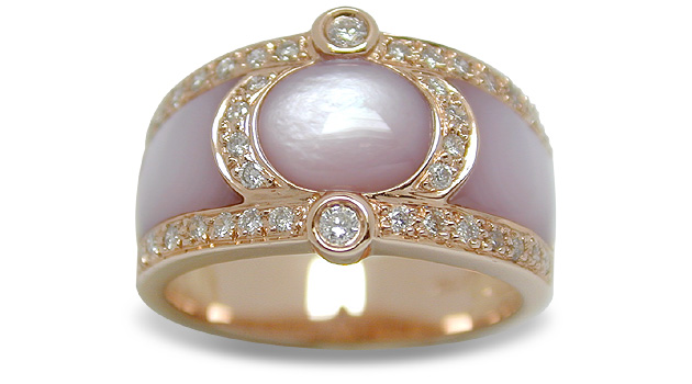 SOLD - Atalanta a Mother of Pearl Ring