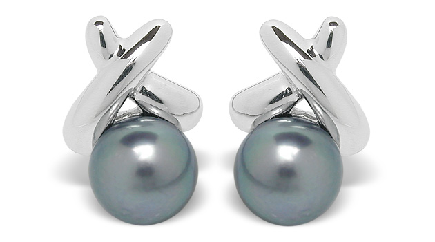 Black Pearl Earring Fate Akoya Cultured