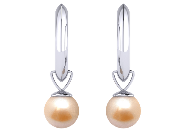 Carabella a Freshwater Pearl Earring
