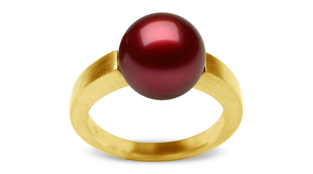 Cranberry Steel Ring