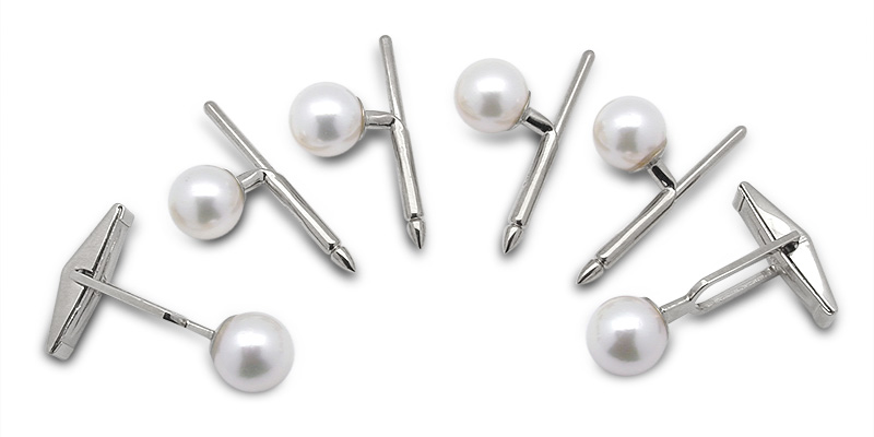 Cuff Links - Freshwater Cultured Pearls