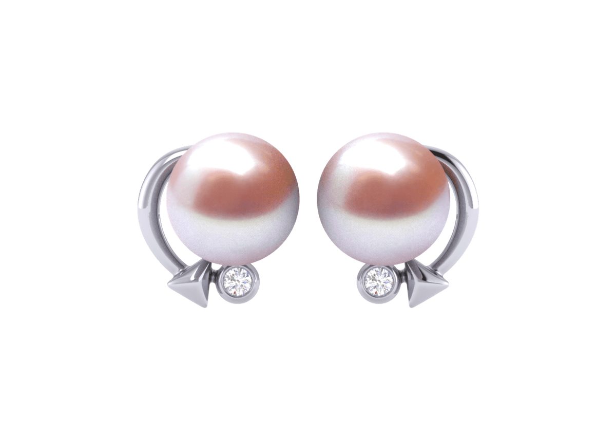 Cupid a Freshwater Pearl Earring