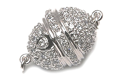 Diamond Egg Clasp