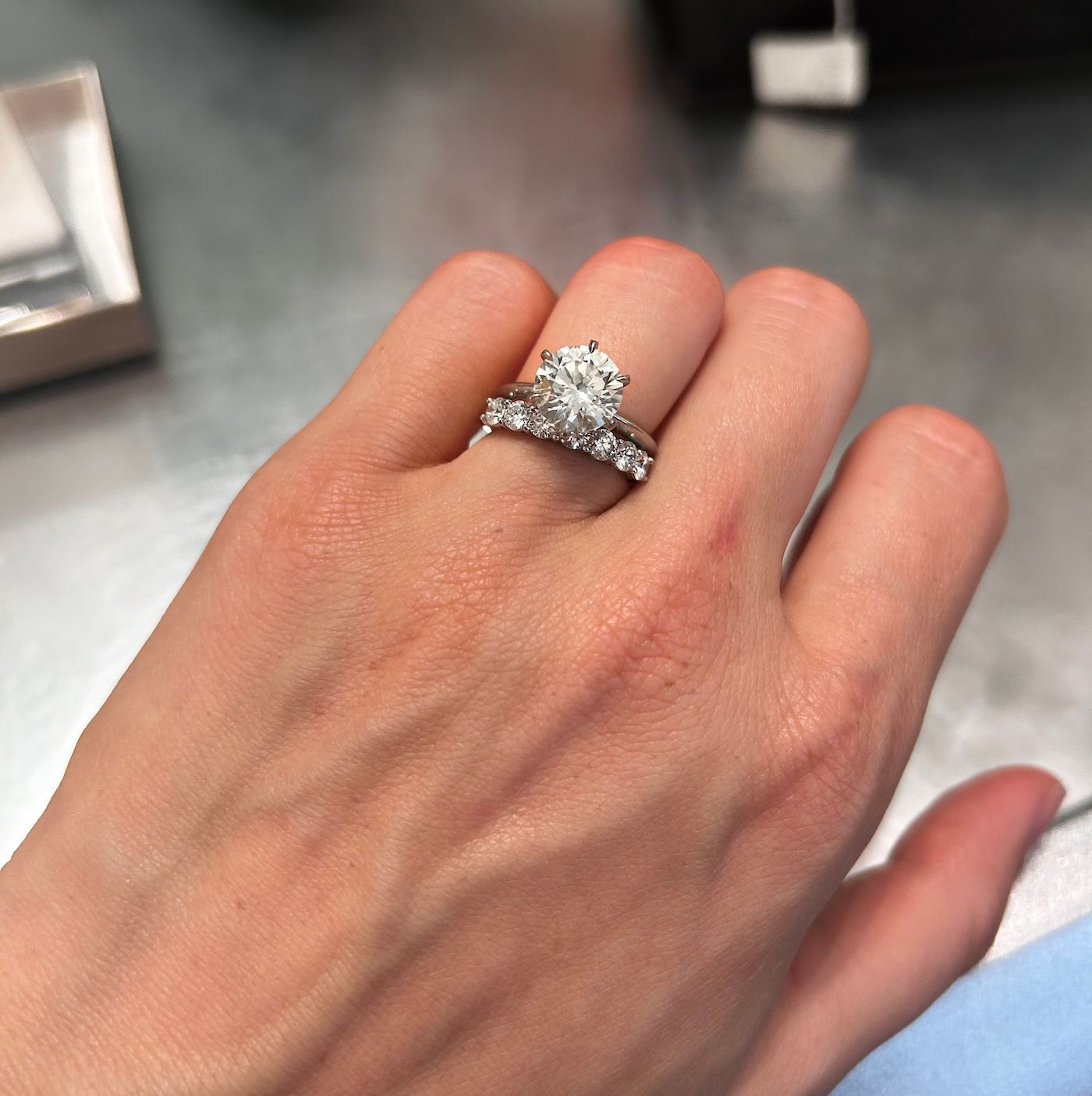 Diamond Eternity Wedding Band in Platinum