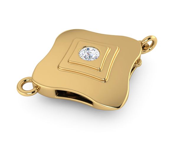 Diamond Pearl Clasp