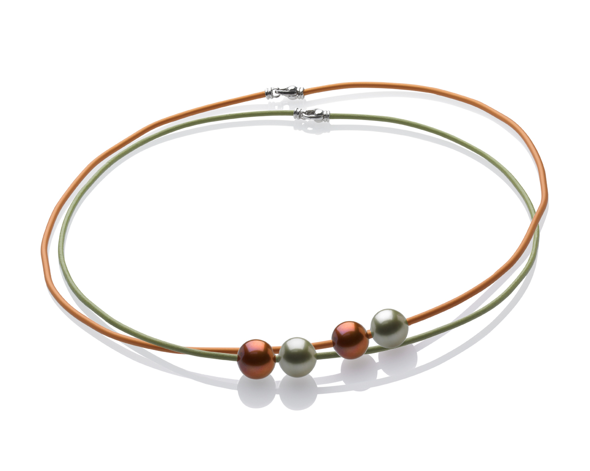 Double Pearl and Cord Set