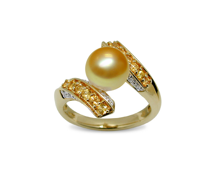 Golden Muse a South Sea Pearl Ring