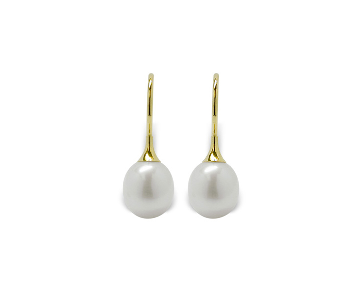 Grey Maia a Freshwater Pearl Earring