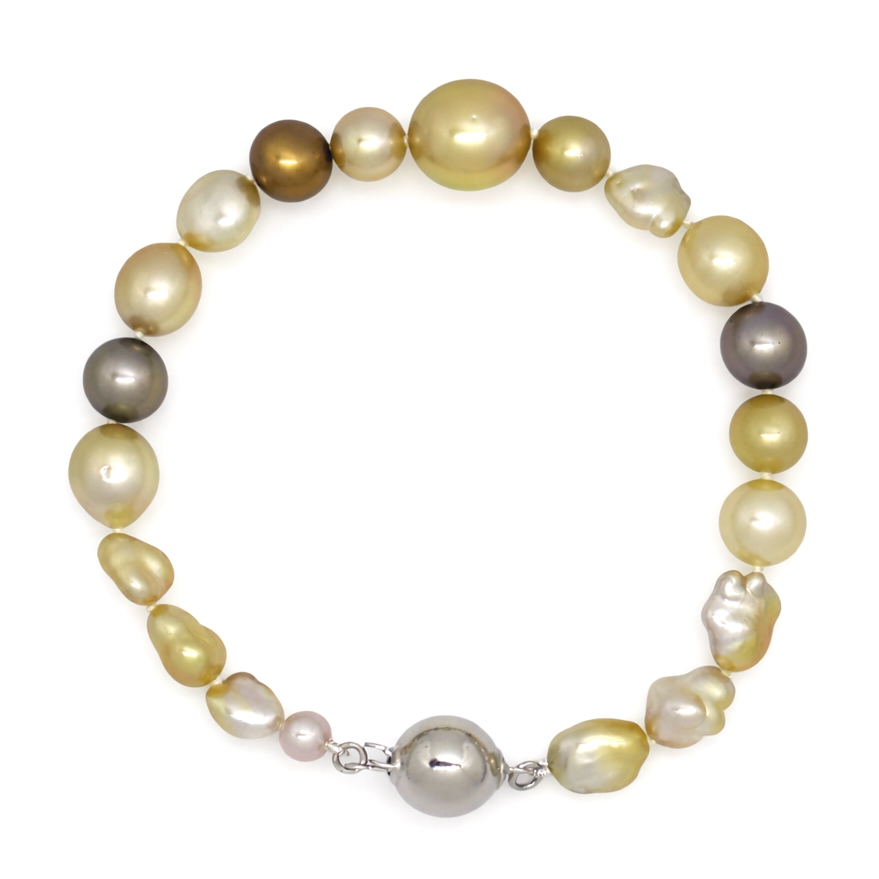 Honey Bee Love Pearl Bracelet