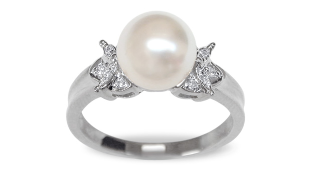 Jelena Japanese Akoya Cultured Pearl Ring
