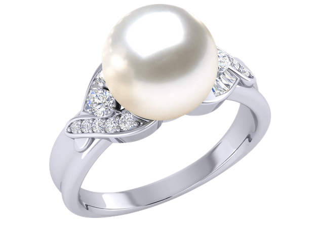 Juno White Australian South Sea Pearl Ring