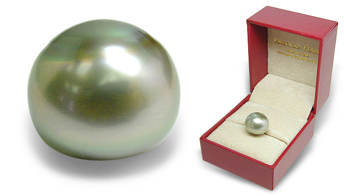 Keepsake - Loose 13.2mm Black Tahitian Cultured Pearl