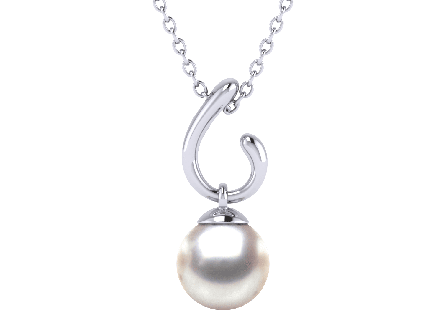 Lani a Japanese Akoya Cultured Pearl Pendant