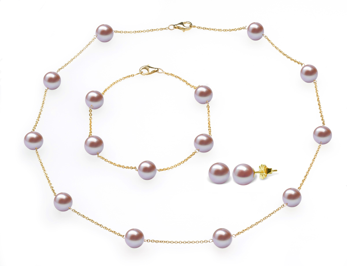 Freshwater Tin Cup Necklaces