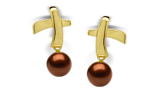 Mocha X Style Pearl Earring