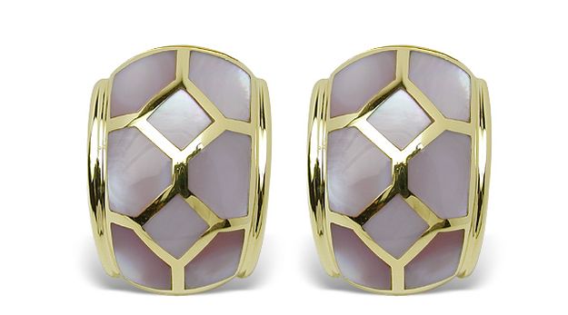 SOLD - Oceanids a Mother of Pearl Earring