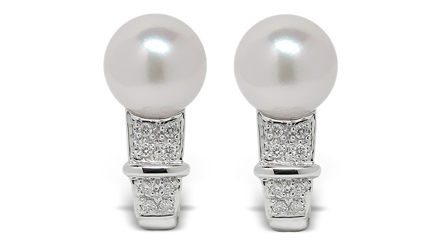 Olympia a Japanese Akoya Cultured Pearl Earrings