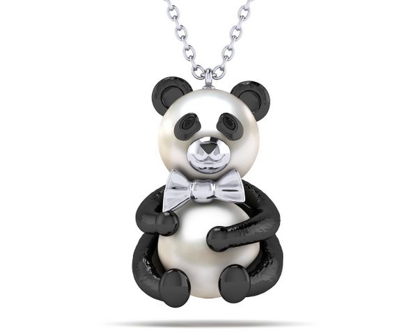 Panda Bear Hug Necklace