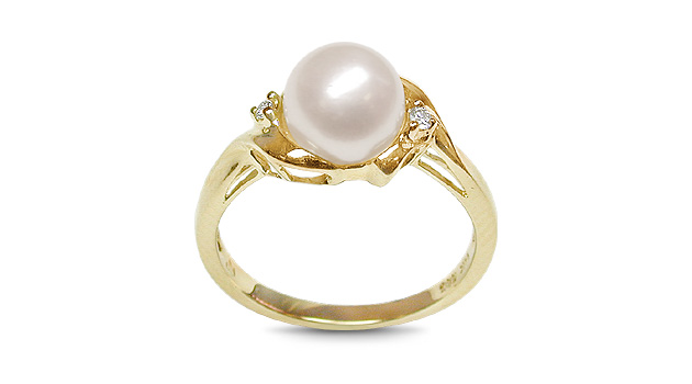 Phoebe Japanese Akoya Cultured Pearl Ring
