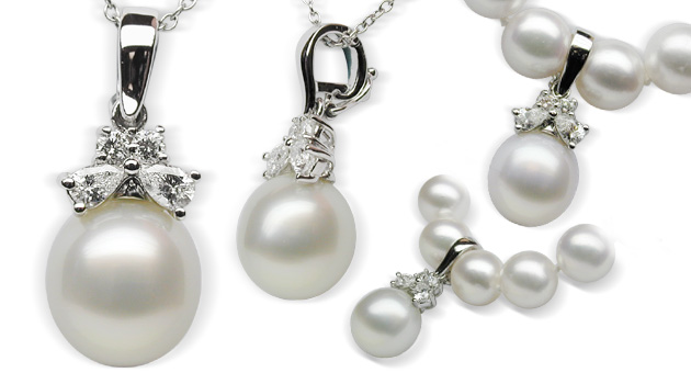 Siona a White South Sea Pearl Pendant