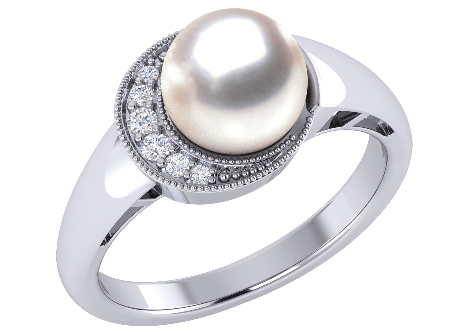 Surasa a Japanese Akoya Cultured Pearl Ring