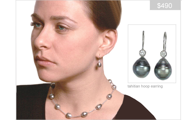 Tahitian Hoop Earring