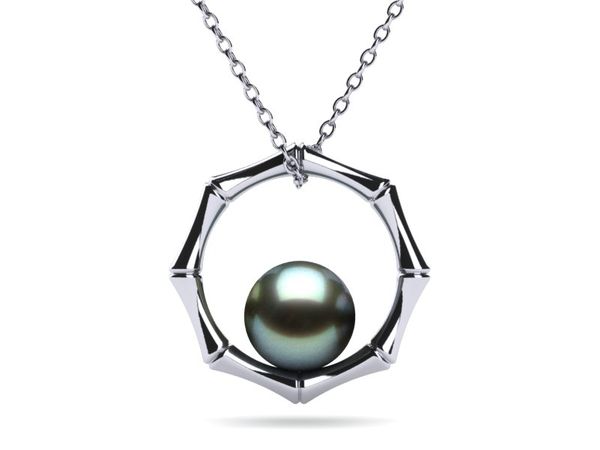 Tahitian Pearl New Bamboo Pendant