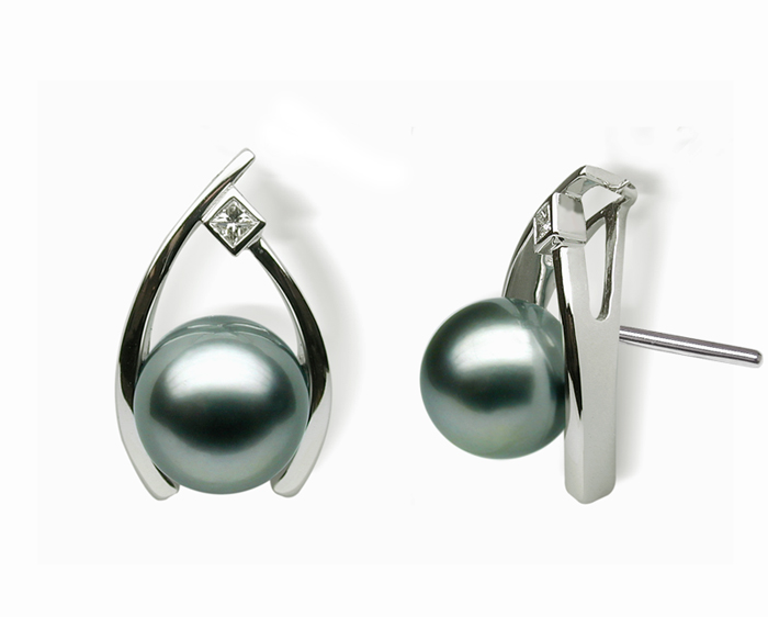 Tahitian Pearl Wish Earring