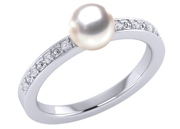 Tarini a Japanese Akoya Cultured Pearl Ring