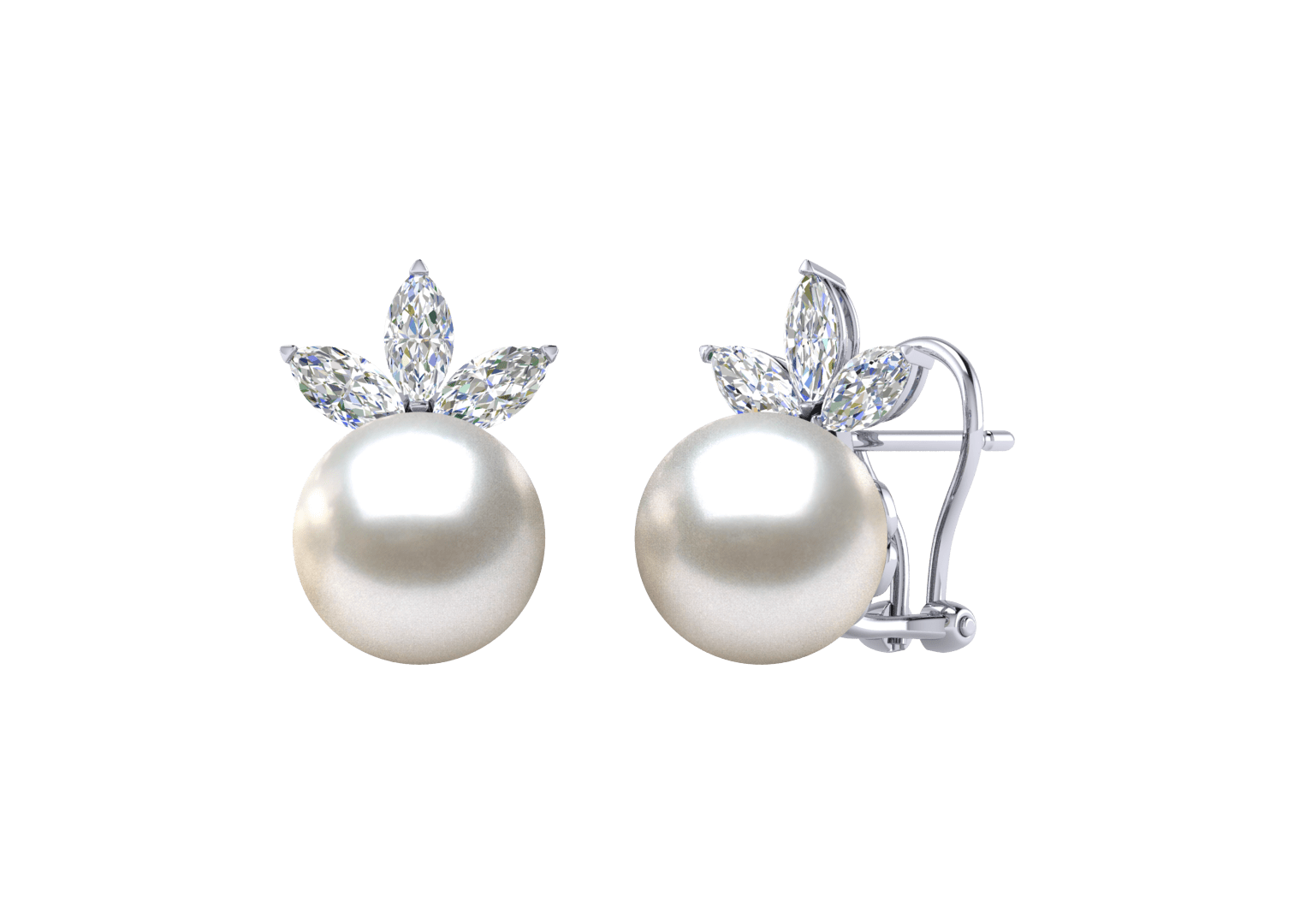 Tiara a Australian South Sea Cultured Pearl Earrings
