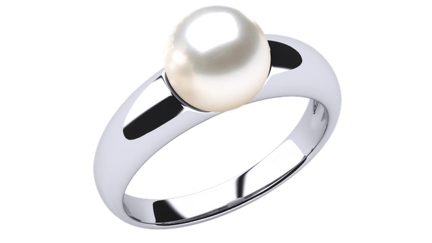 Tres Jolie White South Sea Ring