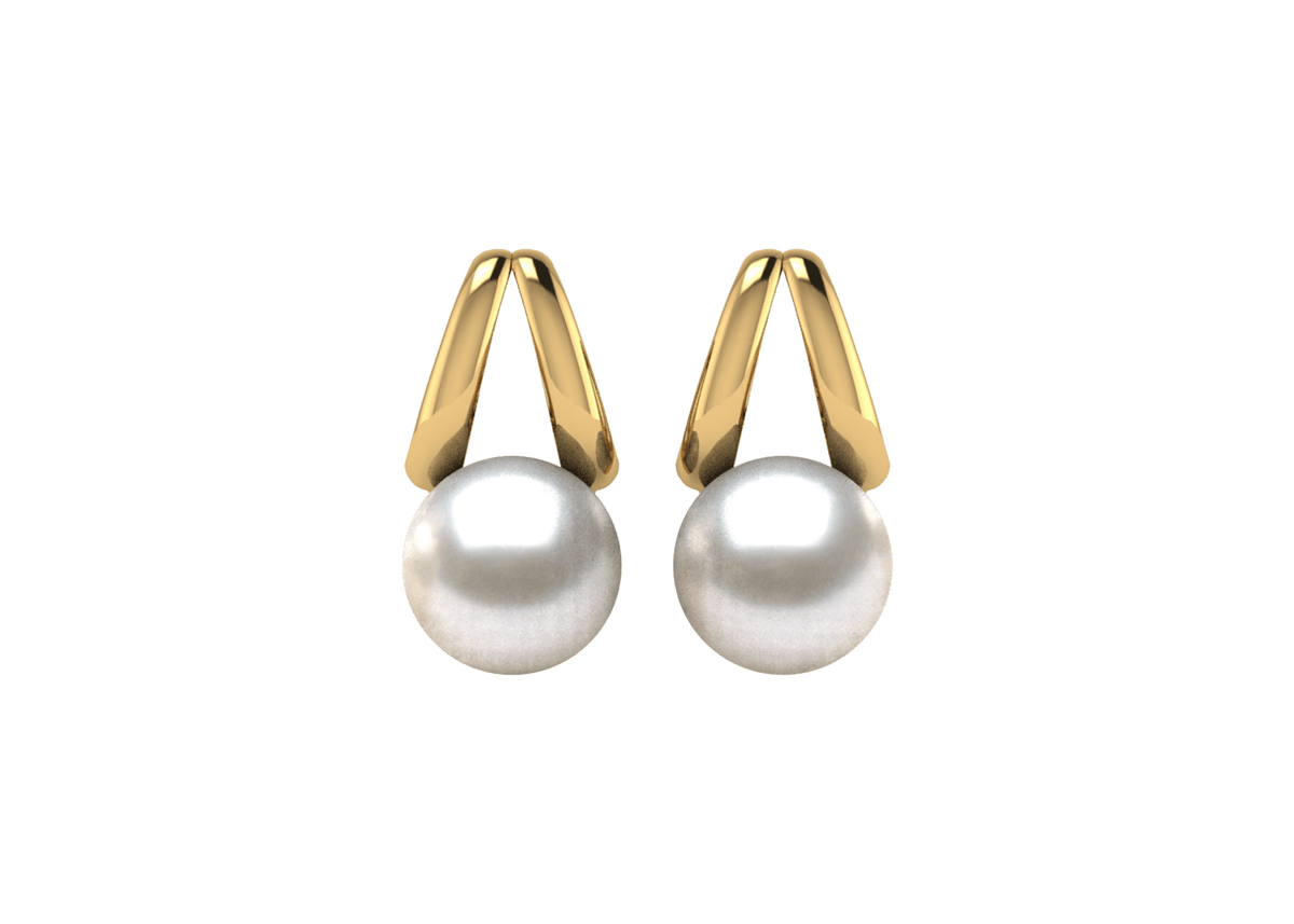 Unicorn a Japanese Akoya Cultured Pearl Earring