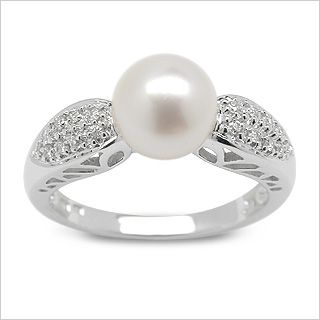 Zeva a Japanese Akoya Cultured Pearl Ring