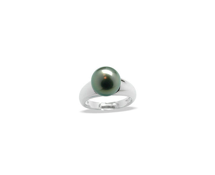 Tres Jolie Black Tahitian Ring