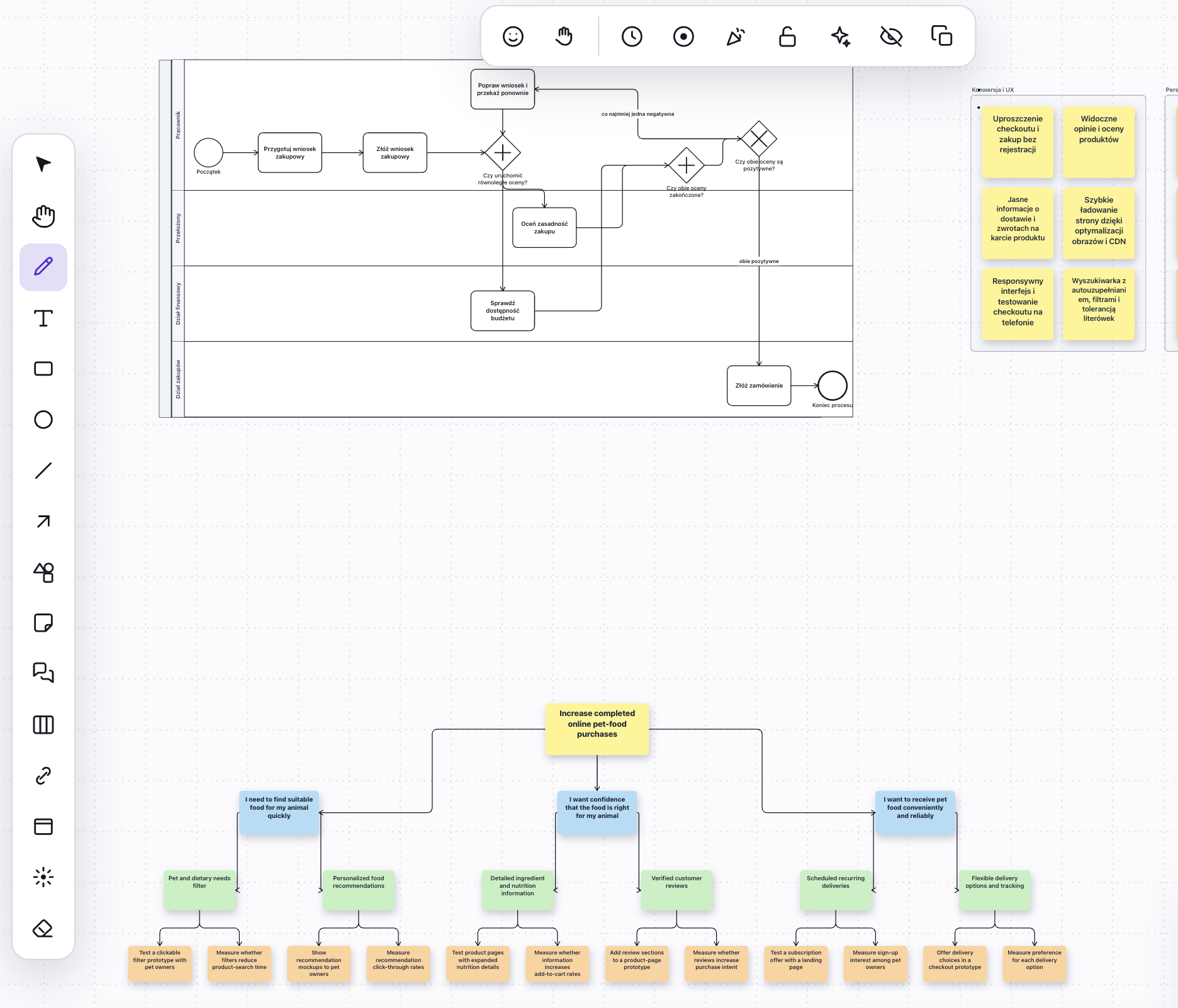 AI features screenshot