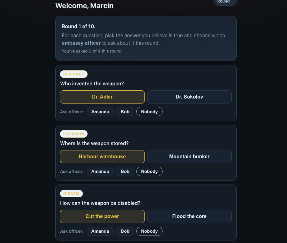 Embassy screenshot