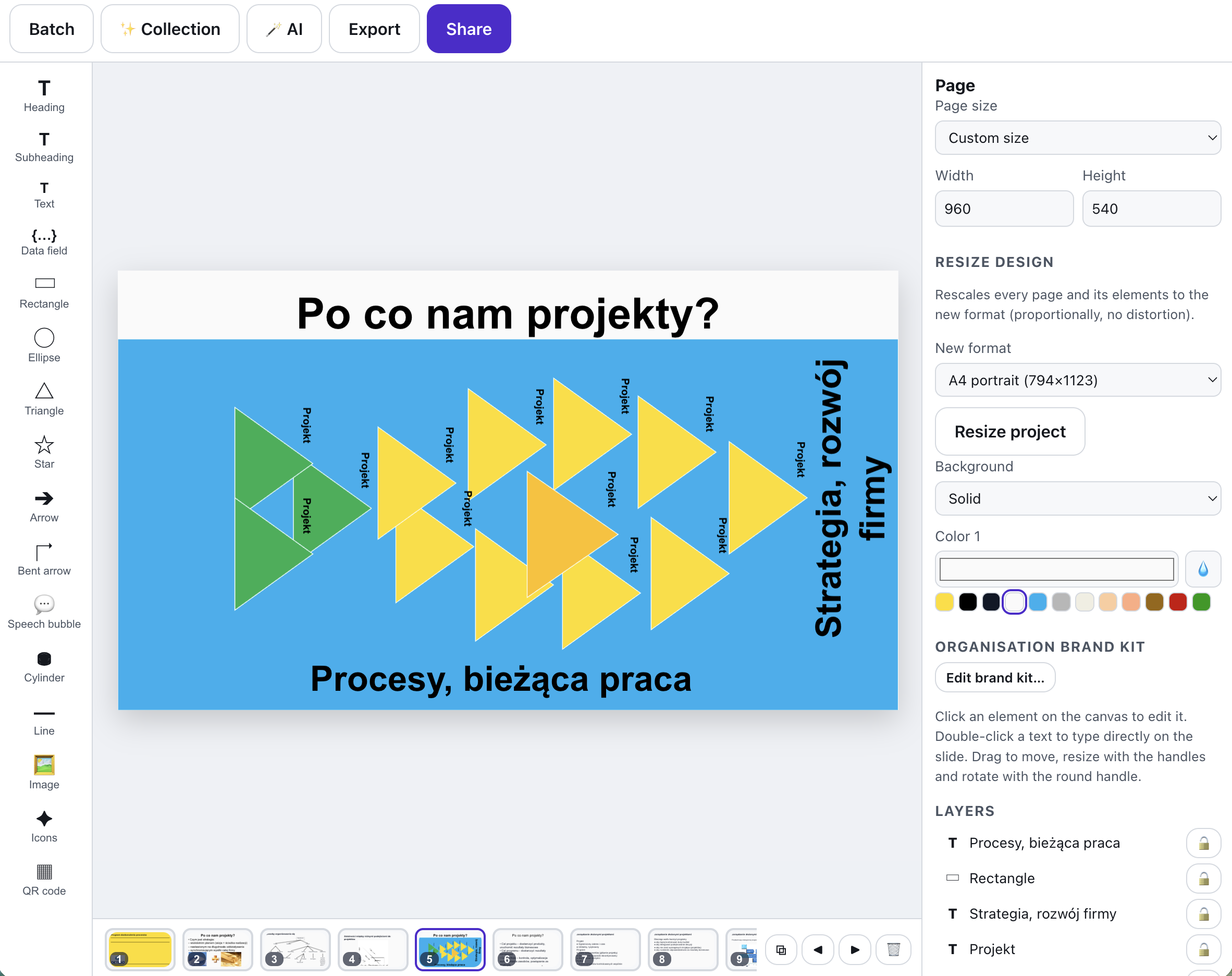 Zrzut ekranu: Studio graficzne