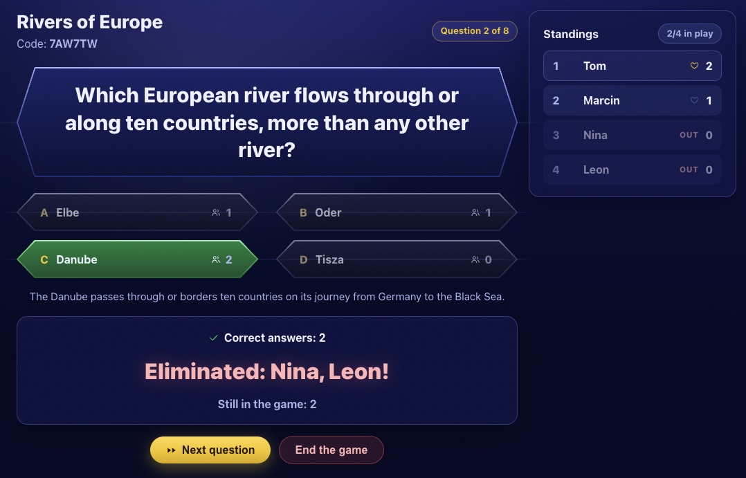 Quiz Show screenshot