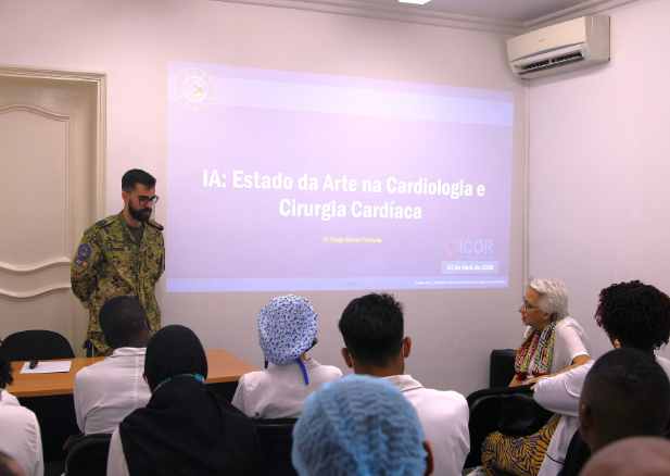 EUMAM MOZ apresenta impacto da inteligência artificial em cardiologia ao ICOR