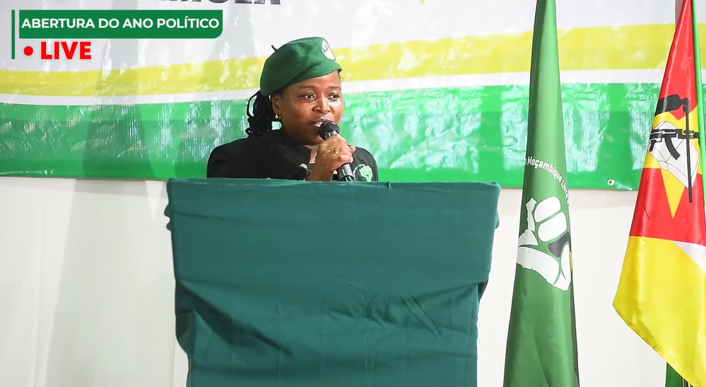 Saquina Jesse destaca papel da juventude e alerta para riscos do poder em discurso em Chimoio