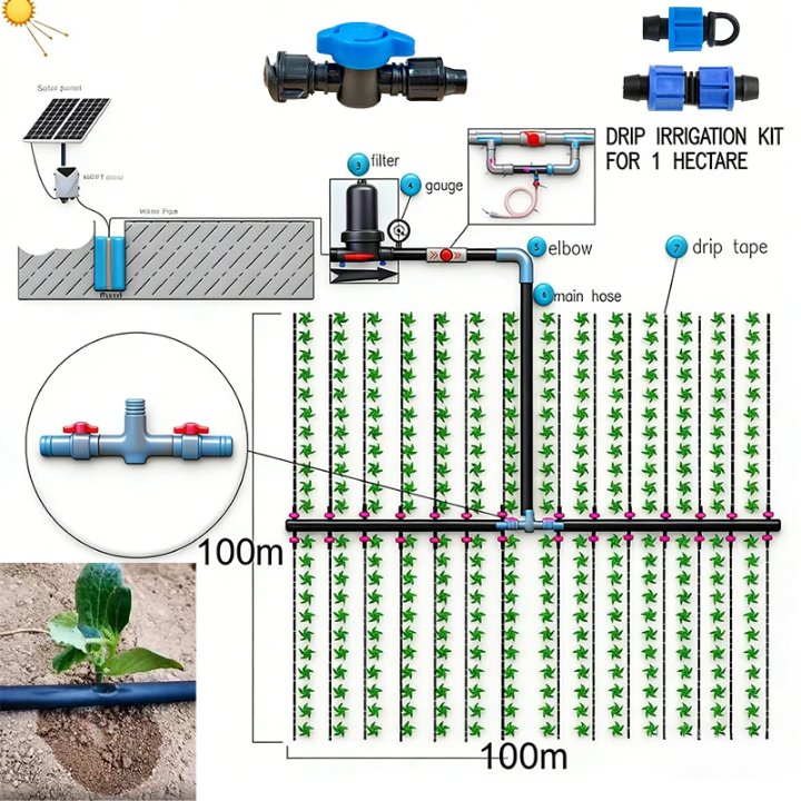 système d'irrigation goutte à goutte
