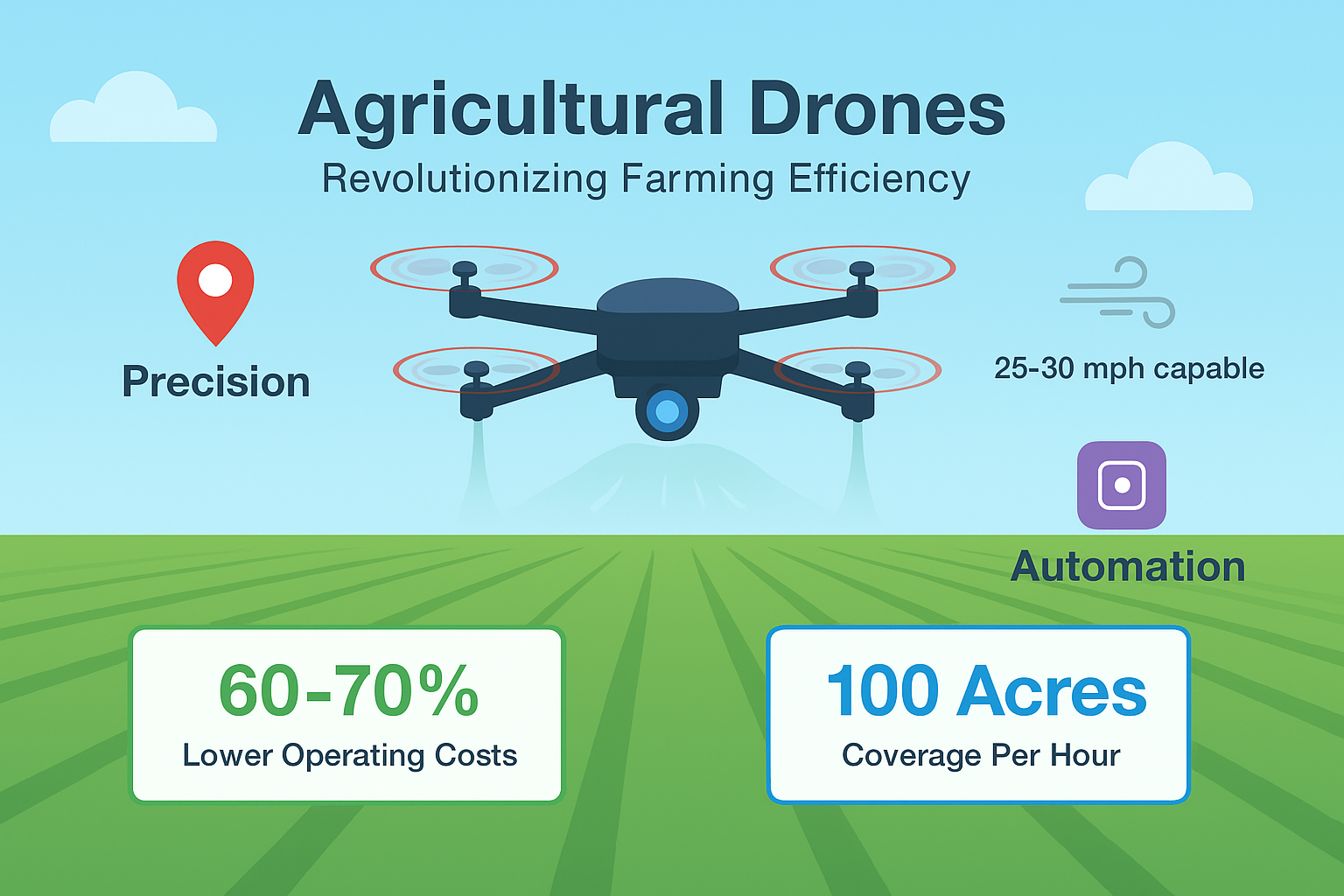 How Agricultural Drones Cut Farming Costs by 60% While Boosting Efficiency