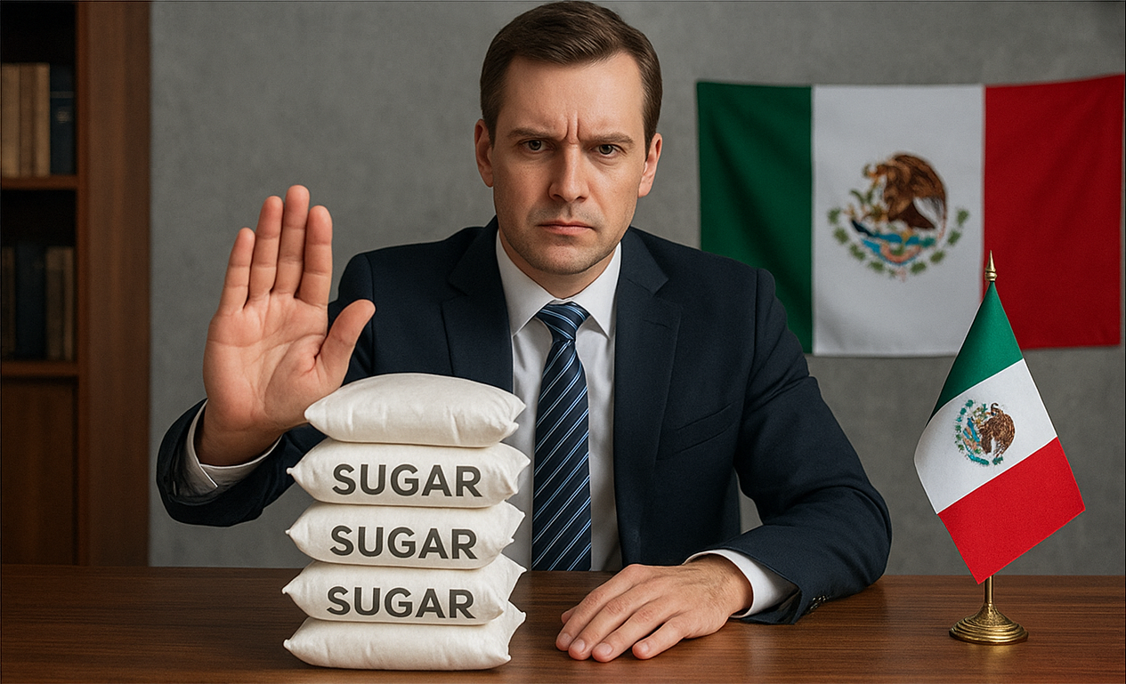 Mexico Raises Sugar Tariffs to 210% to Shield Domestic Industry