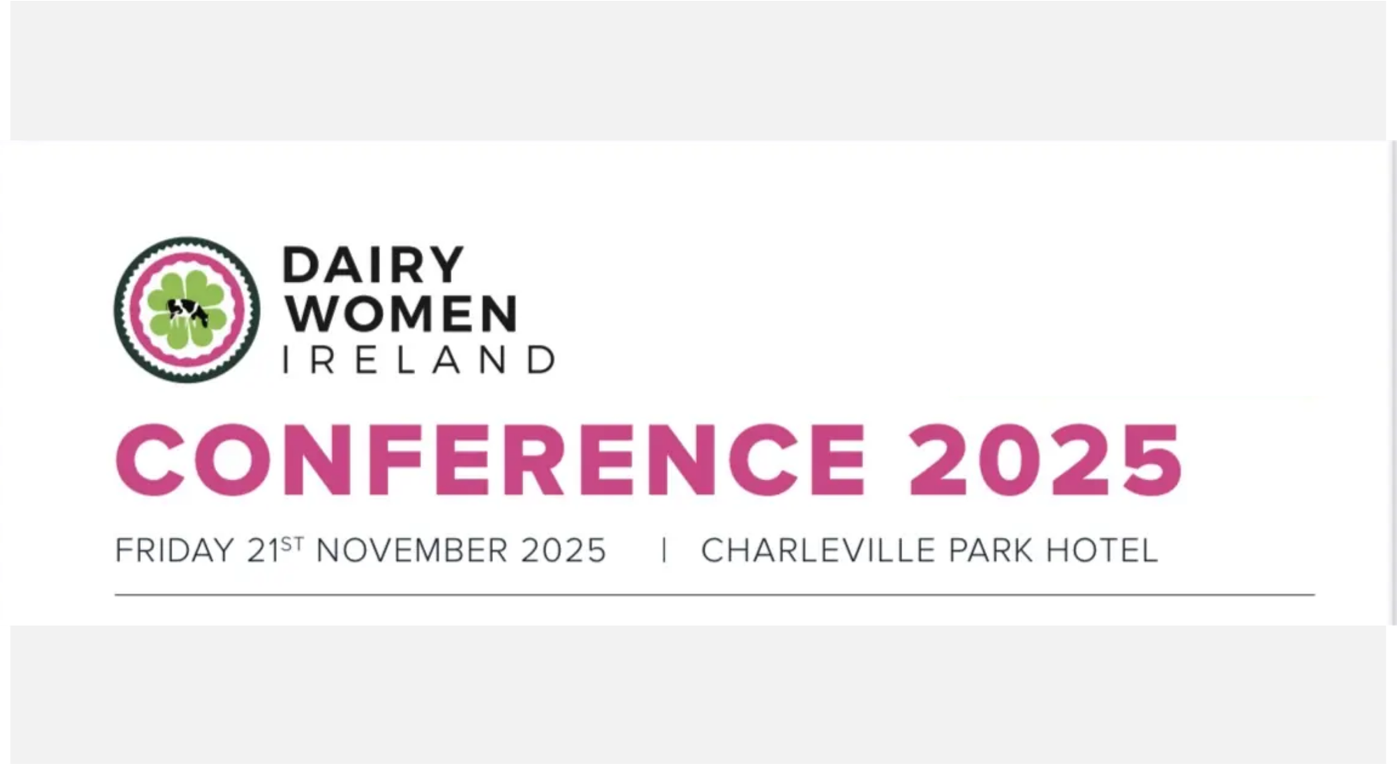 Dairy Women Ireland Conference 2025