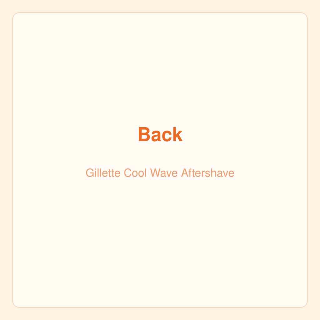 Gillette Cool Wave Aftershave — photo 4