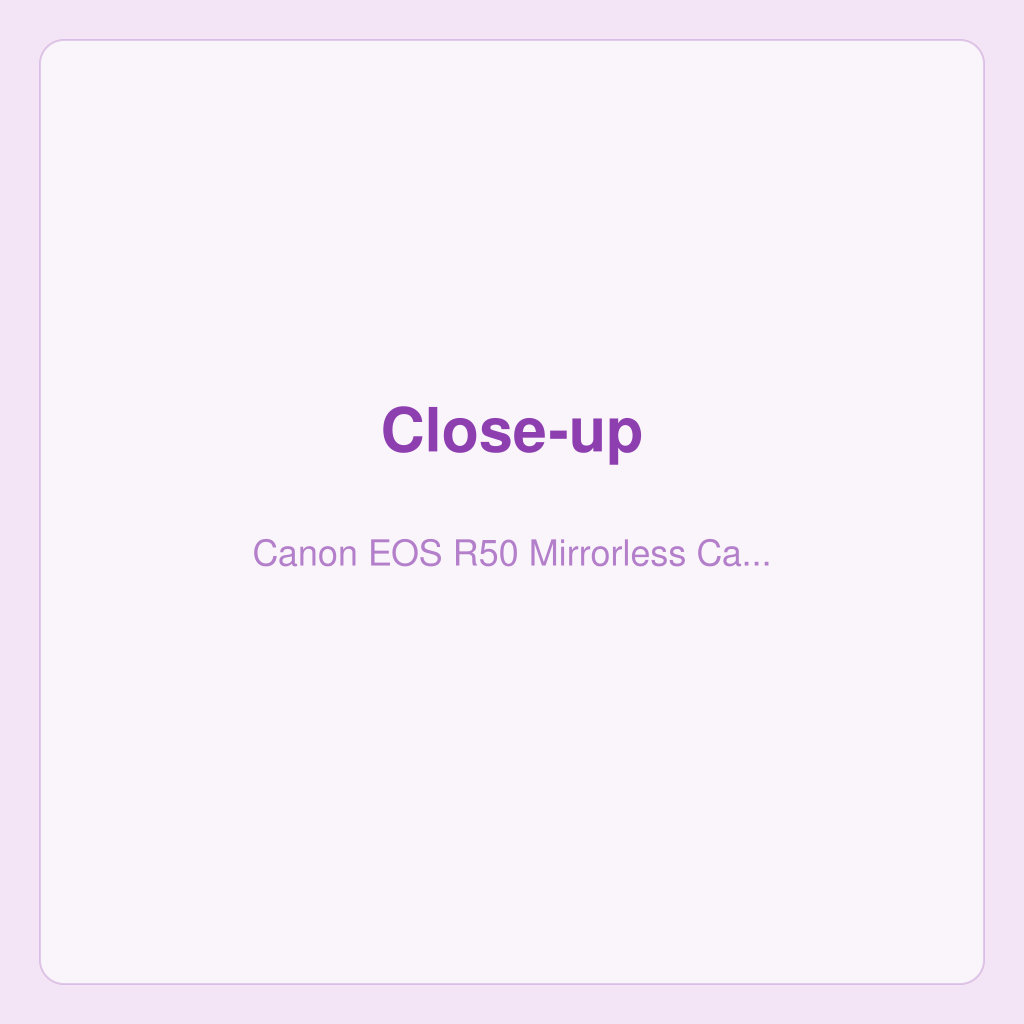 كانون EOS R50 كاميرا ميرورليس — الصورة 5